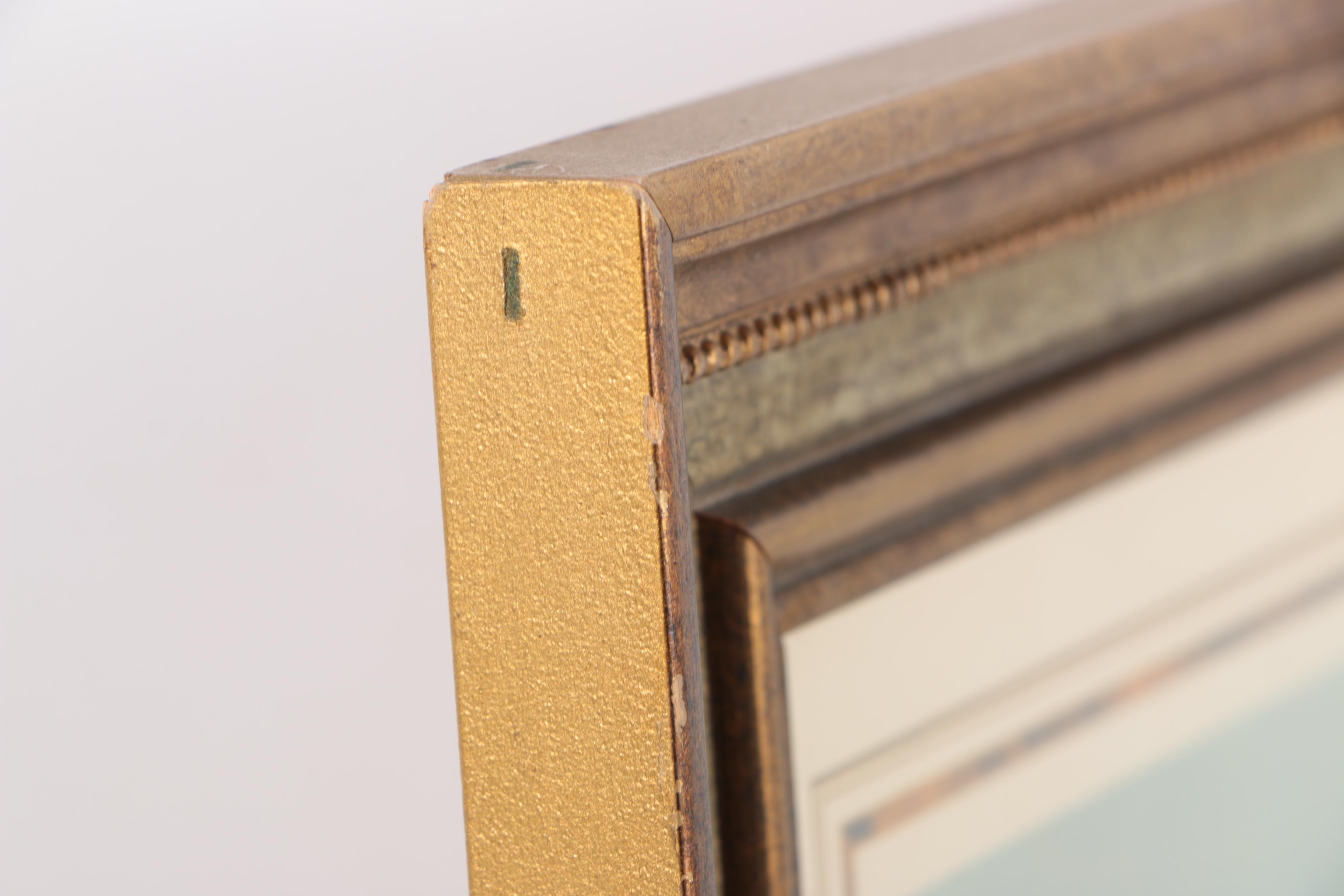 Offset Lithographs on Paper After Parisian Landscape Scenes