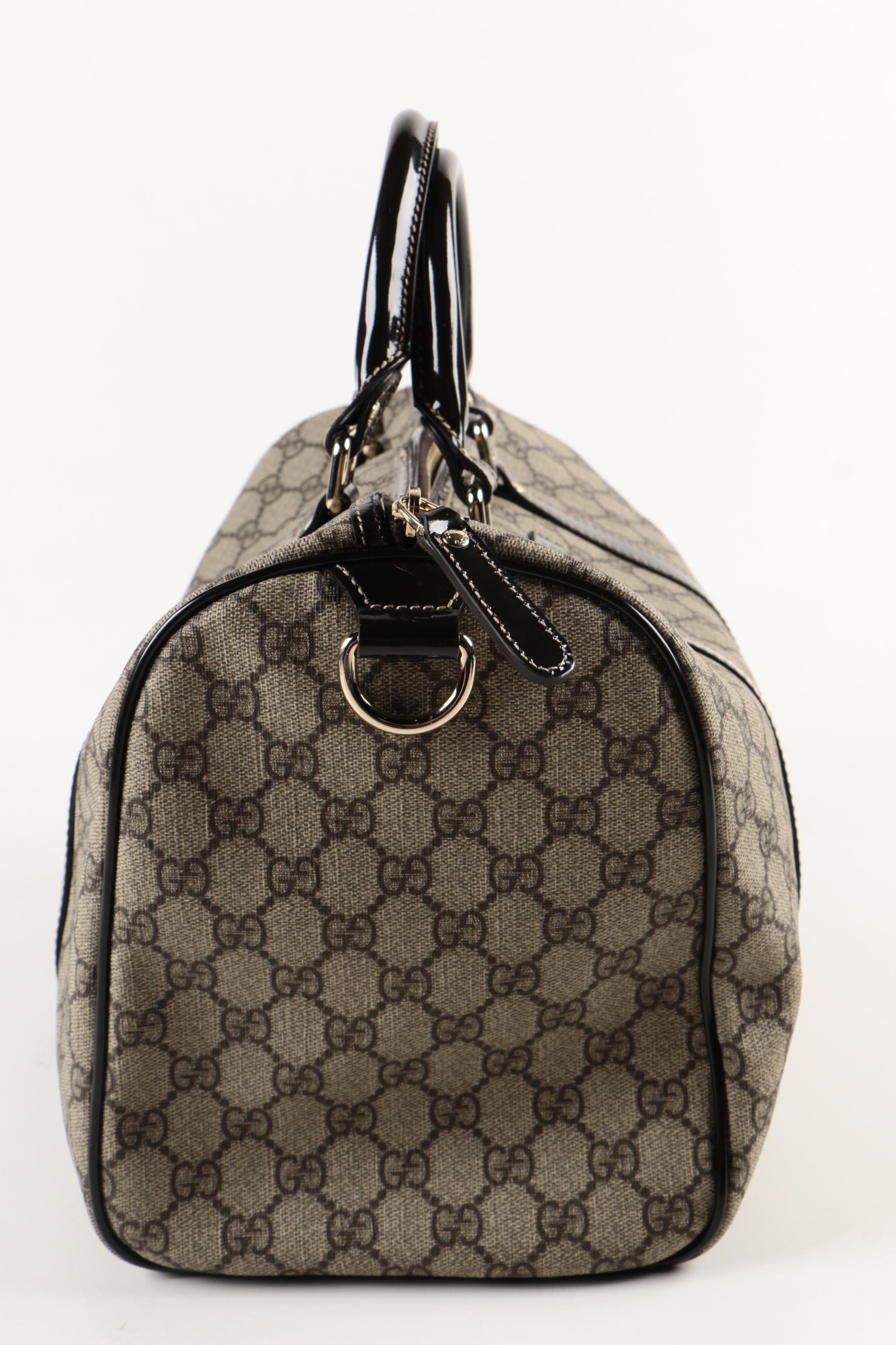 Gucci Supreme Canvas Duffle Handbag