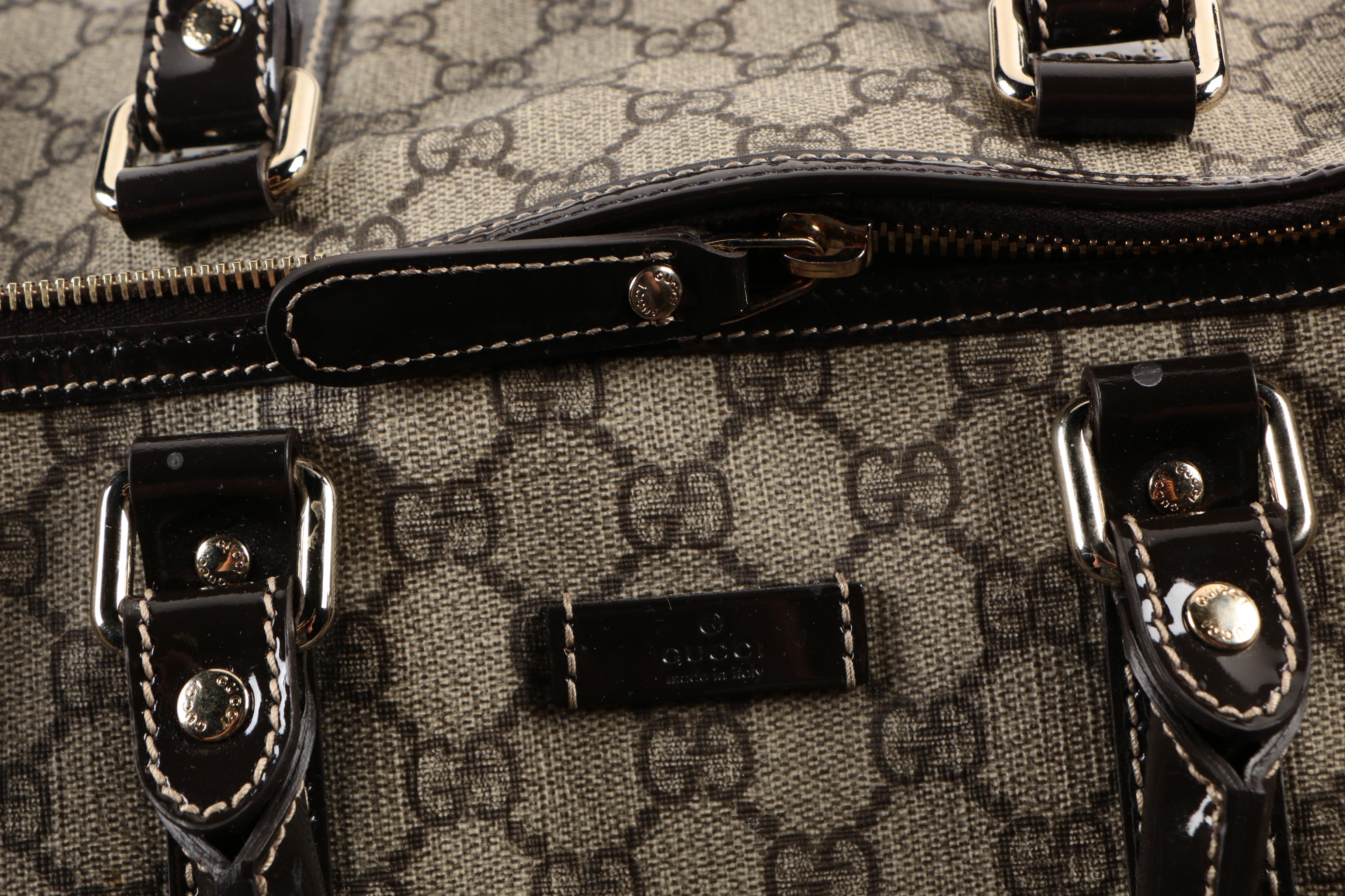 Gucci Supreme Canvas Duffle Handbag