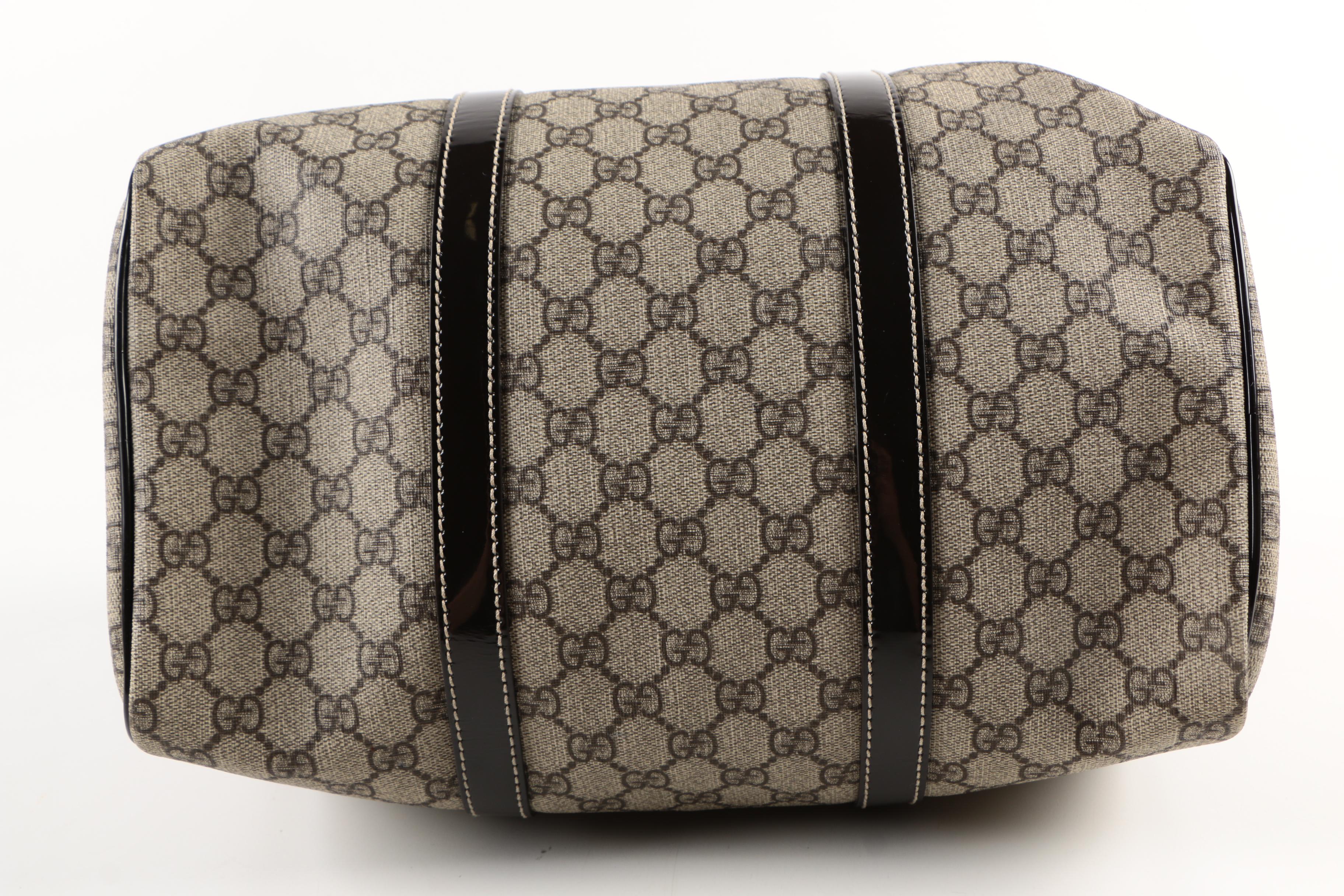 Gucci Supreme Canvas Duffle Handbag