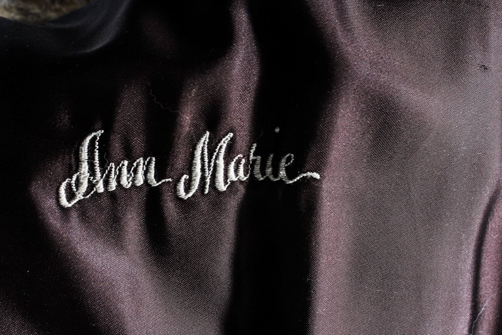 Women's Vintage Adolfo Crystal Fox Fur Coat