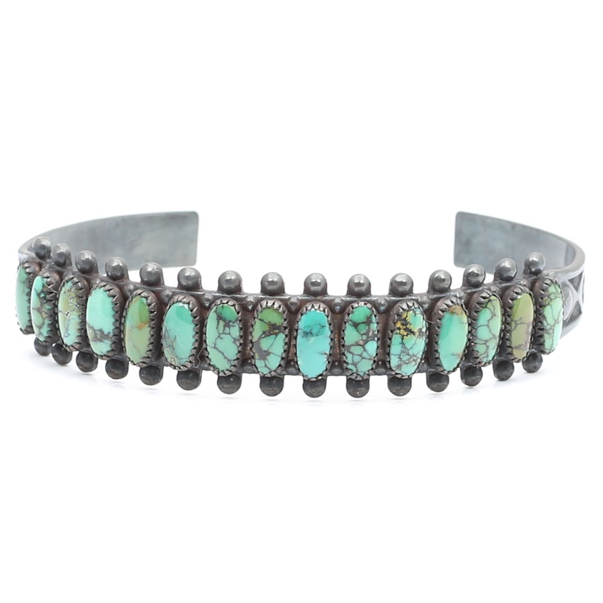 Sterling Silver Turquoise Cuff