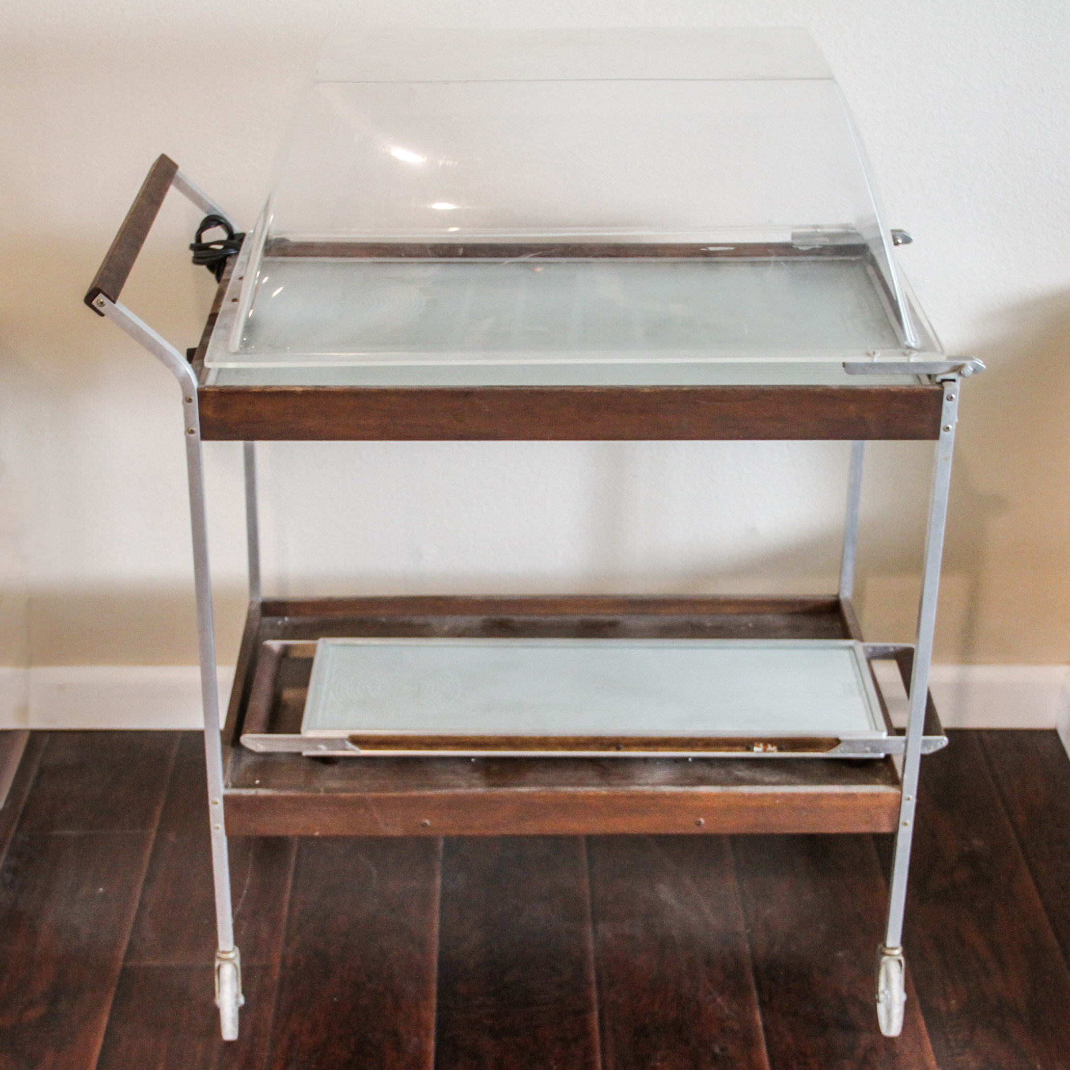 Vintage Salton Food Warming Cart