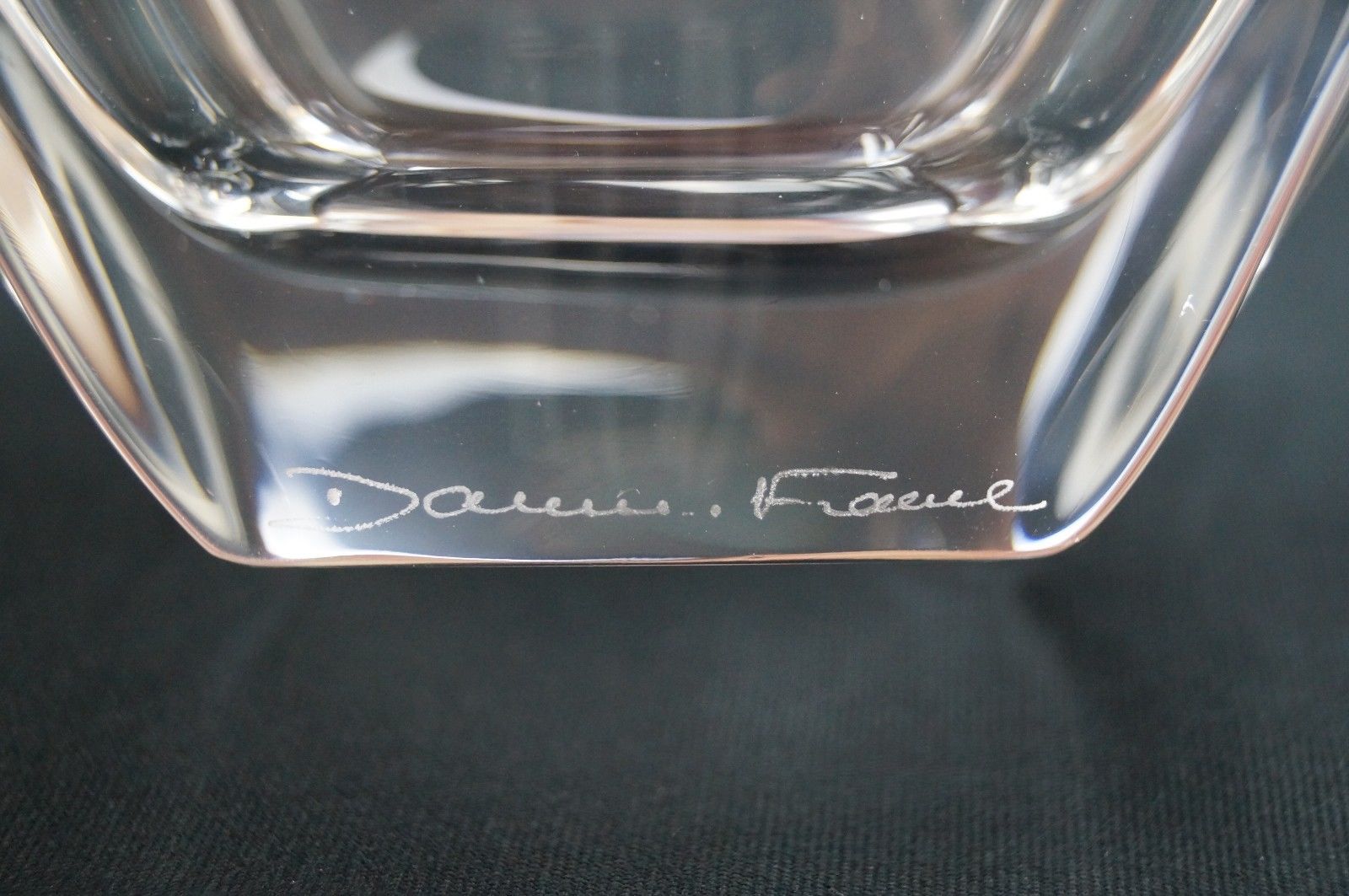 Vintage CoFrac Art Verrier France Glass Bowl and a pair of Daum France Vases