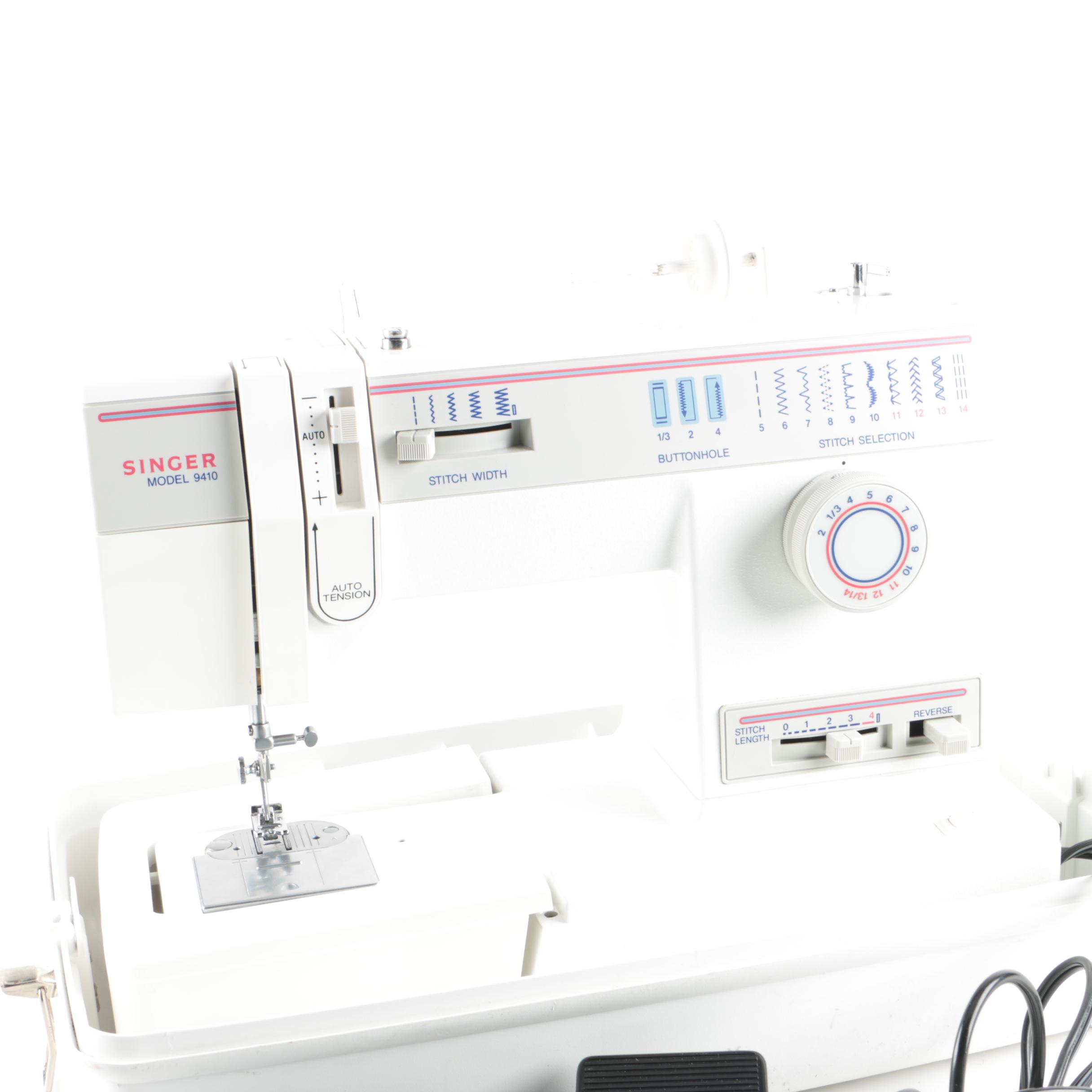 Singer 9410 Sewing Machine and Case