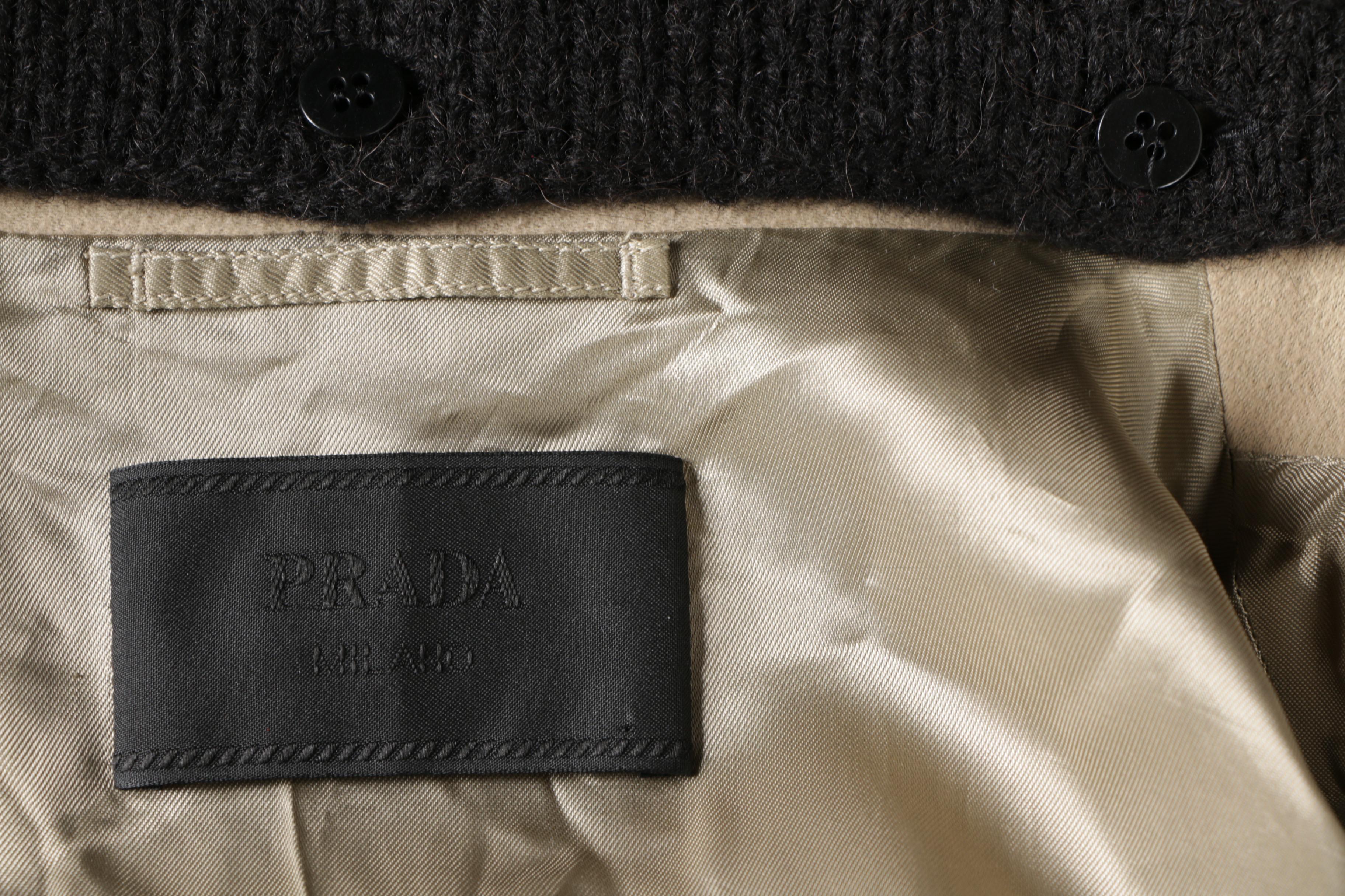 Men's Prada Beige Cotton Blend Jacket