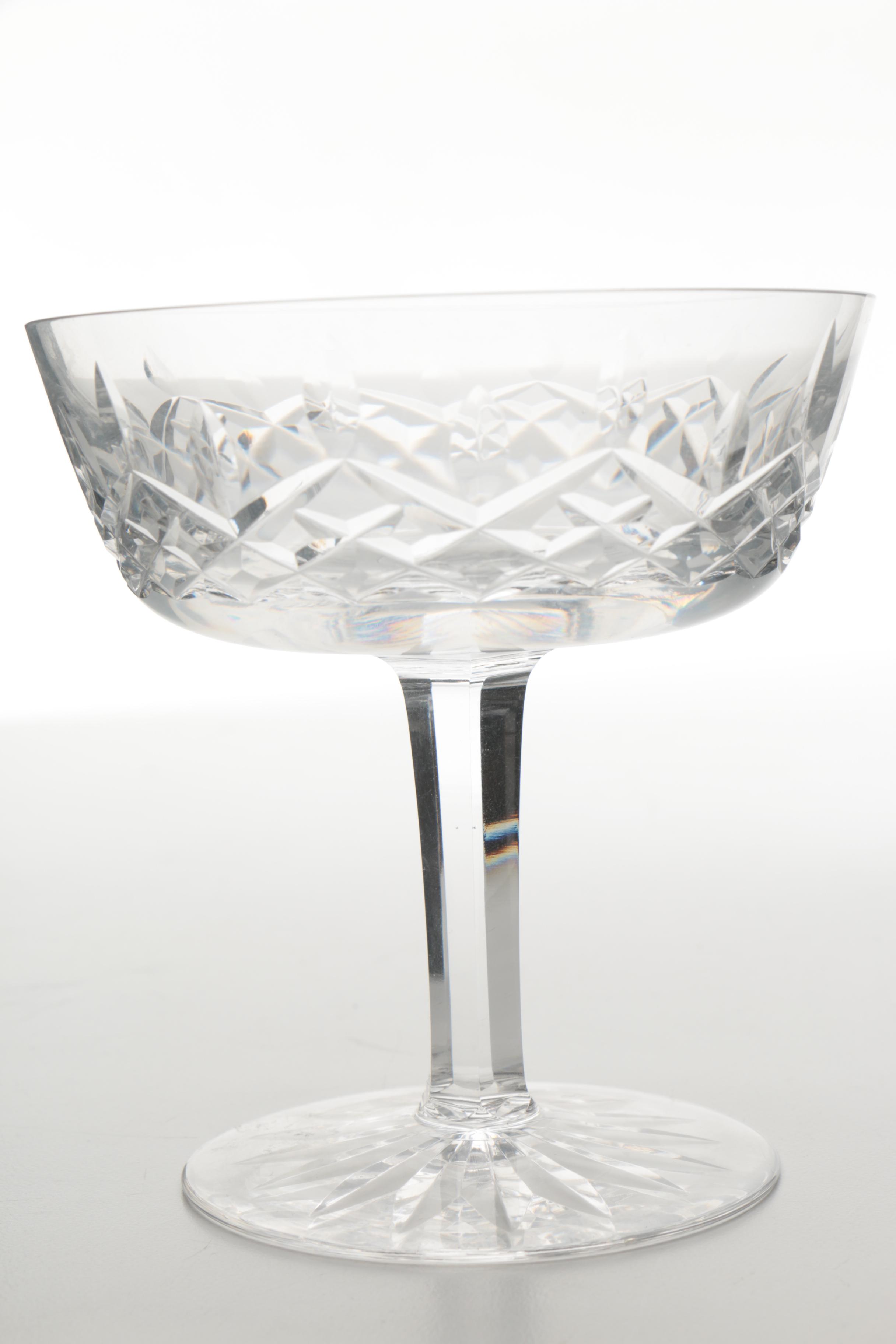 Waterford Crystal "Lismore" Champagne Coupes