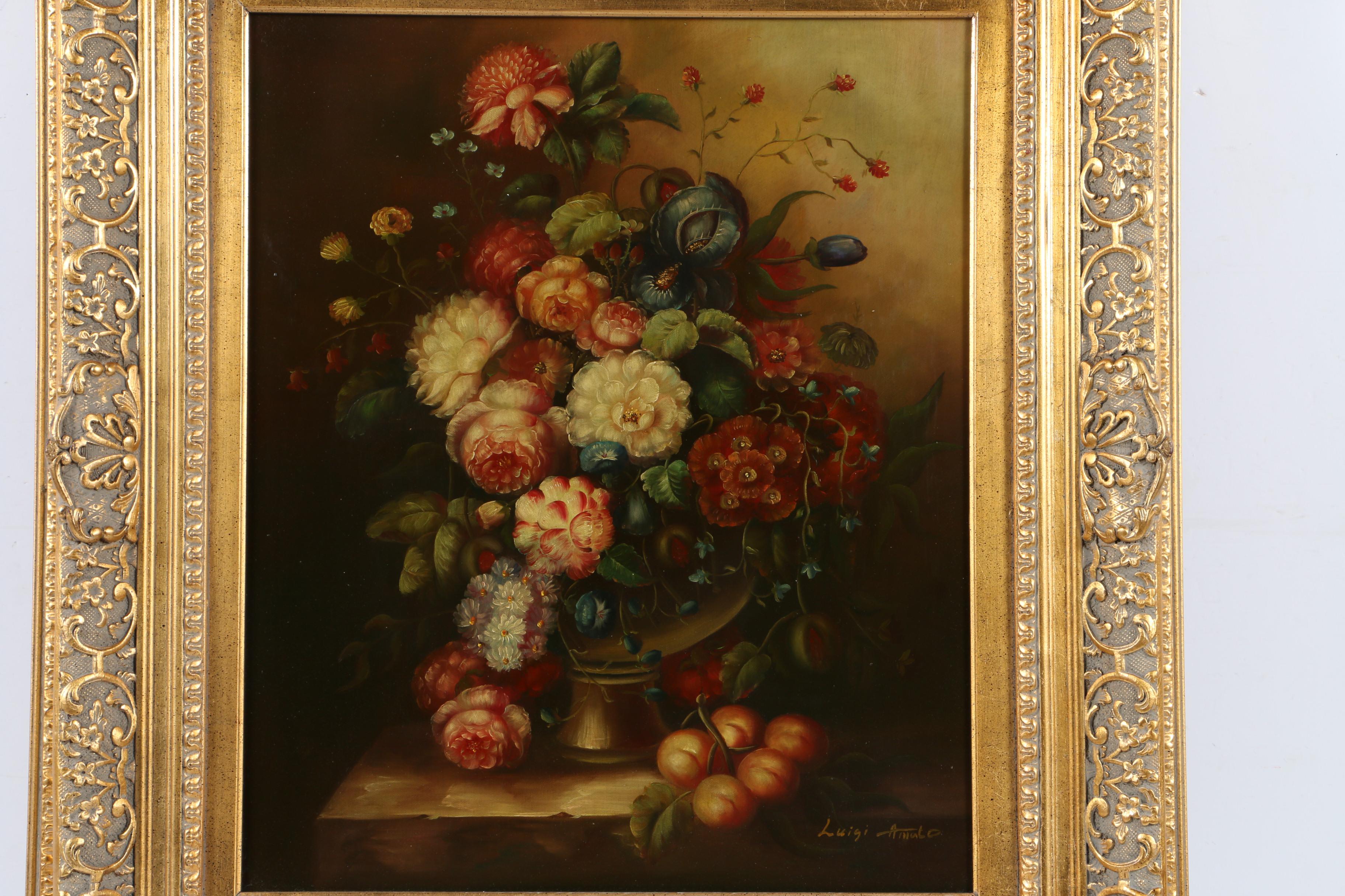 Luigi Amato Oil Painting Still Life