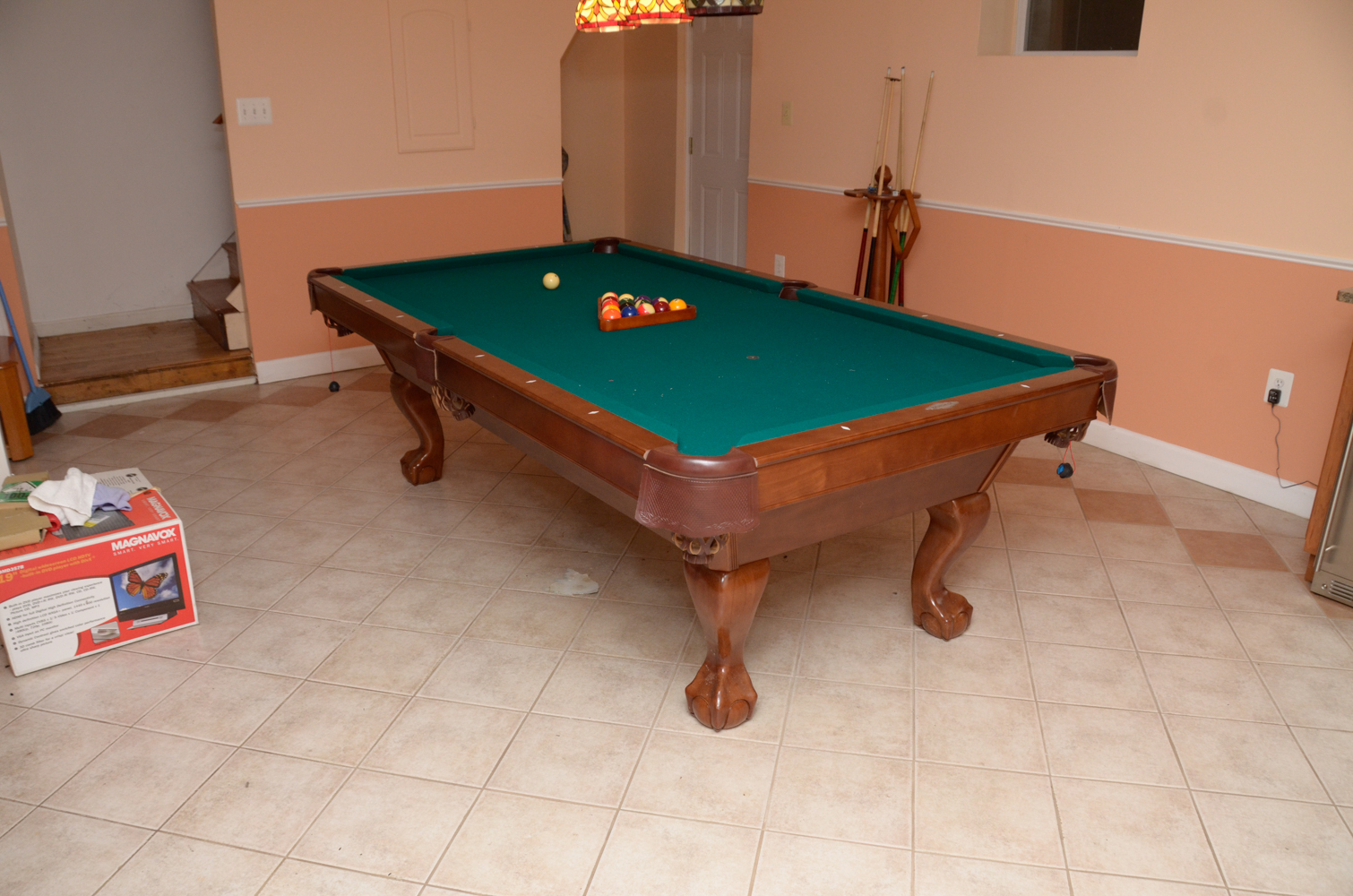 Brunswick Contender Series "Tremont" Pool Table with Accessories