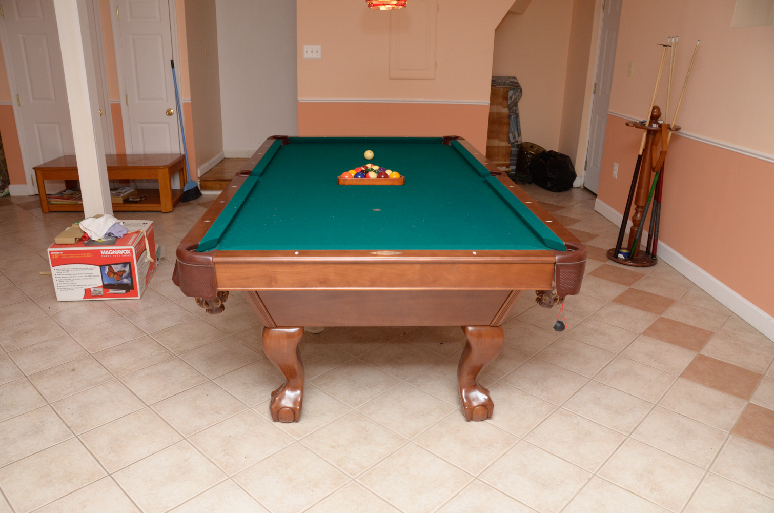 Brunswick Contender Series "Tremont" Pool Table with Accessories