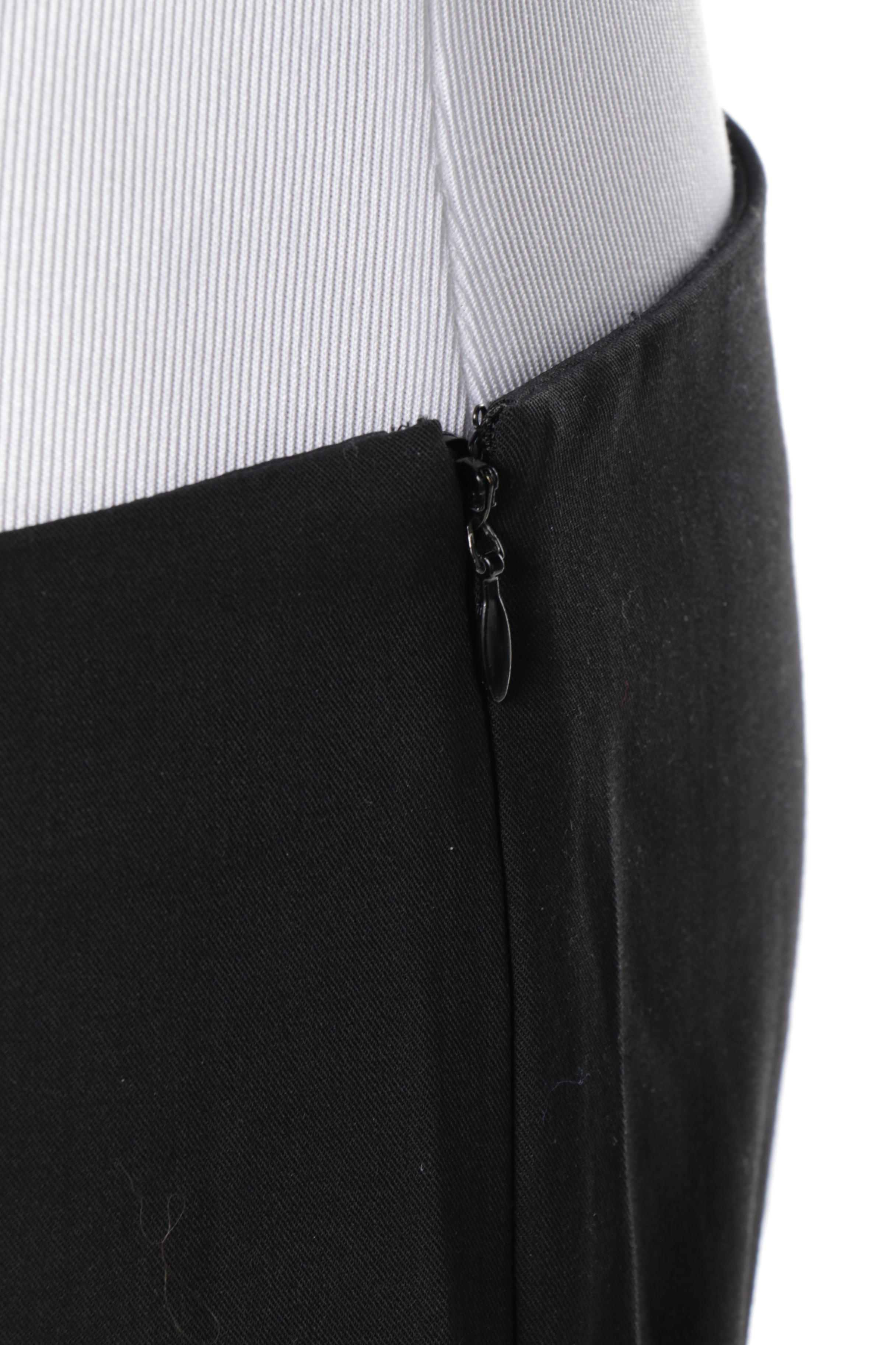 Women's Prada Black Wool Blend Trousers