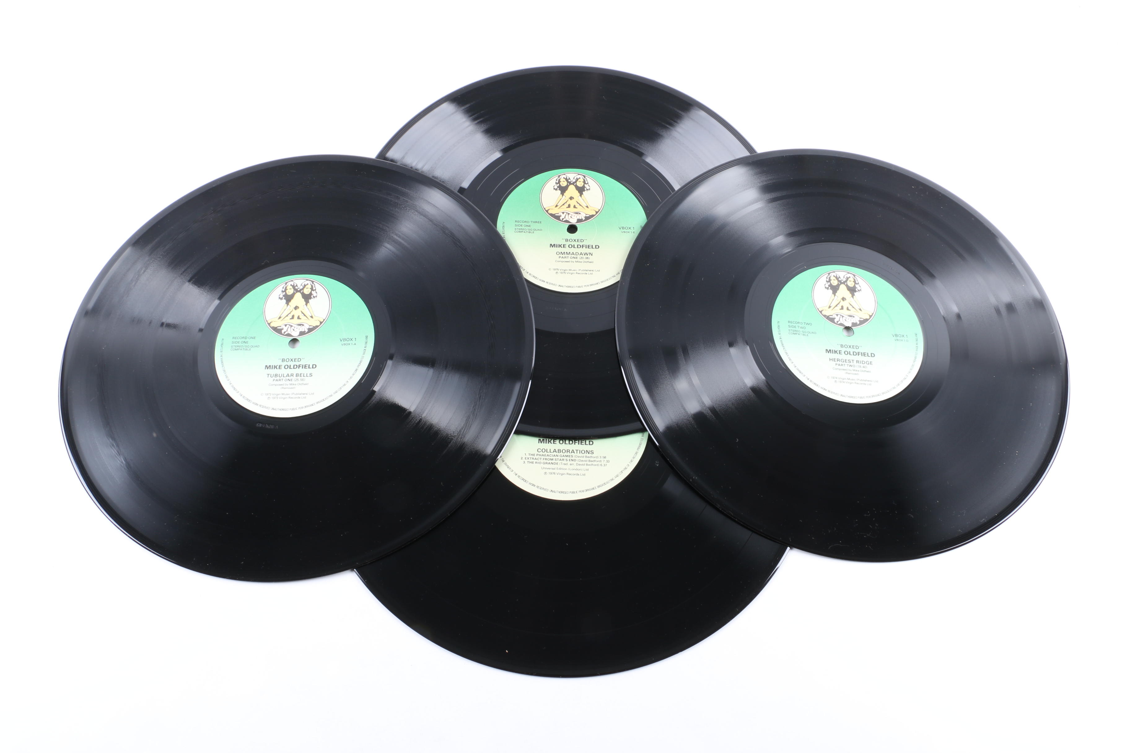 Mike Oldfield "Boxed" LP Box Set With "Tubular Bells" 45