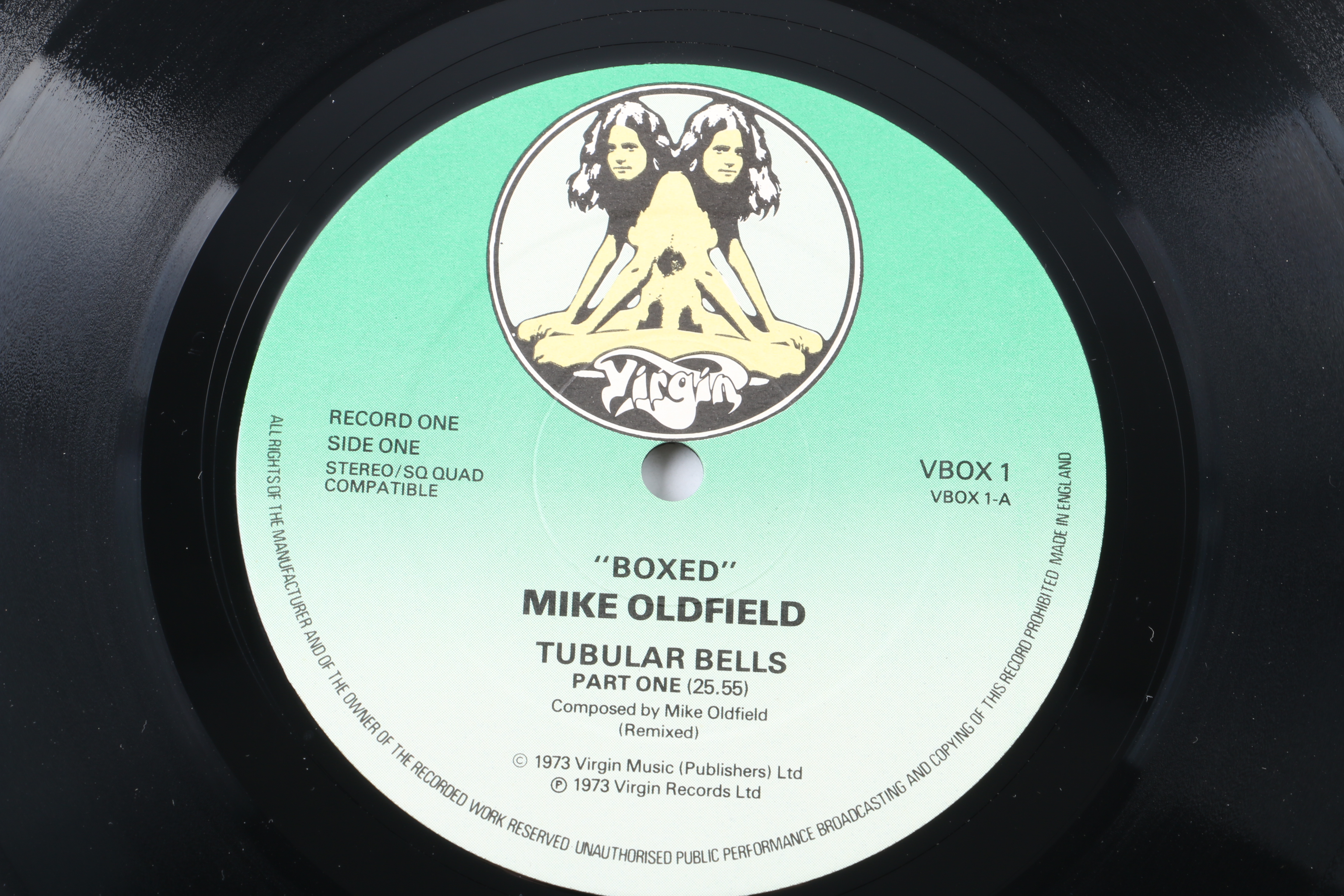 Mike Oldfield "Boxed" LP Box Set With "Tubular Bells" 45