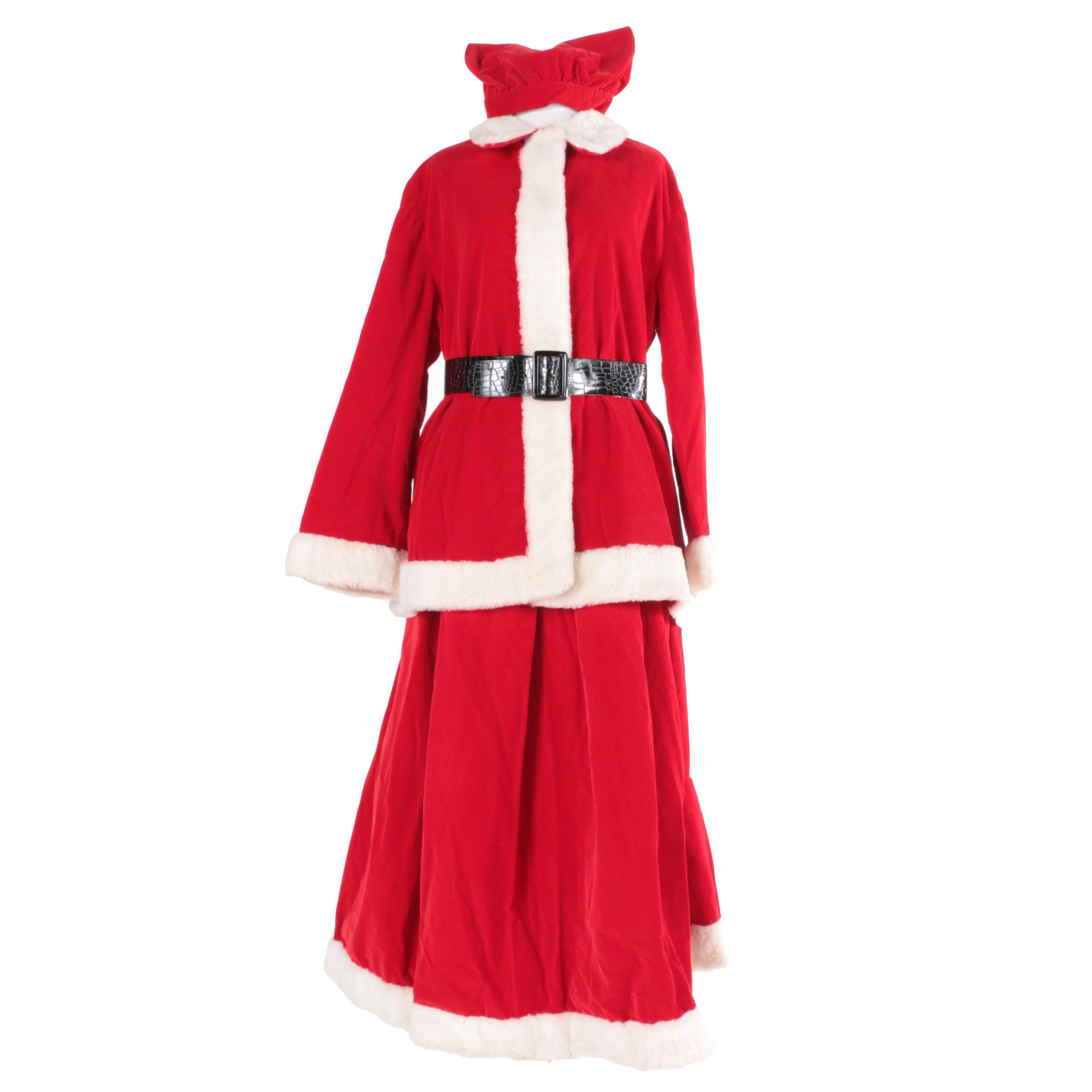 Vintage Mrs. Claus Costume