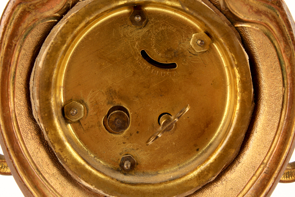 Antique American Art Nouveau Mantel Clock