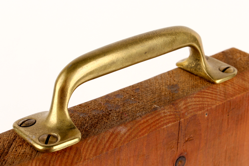 Vintage Rococo Style Yale Lockset on Board