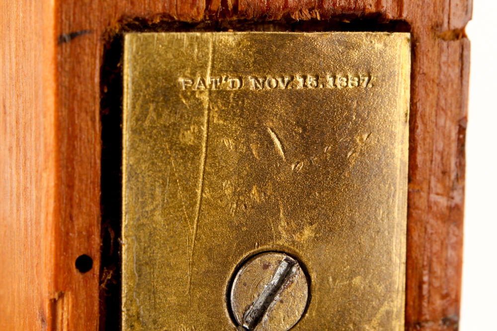 Vintage Rococo Style Yale Lockset on Board