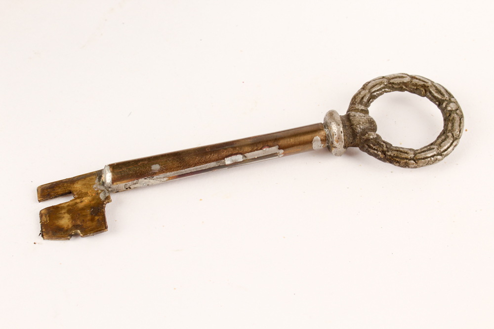 Antique Lock and Rim Lock with Key