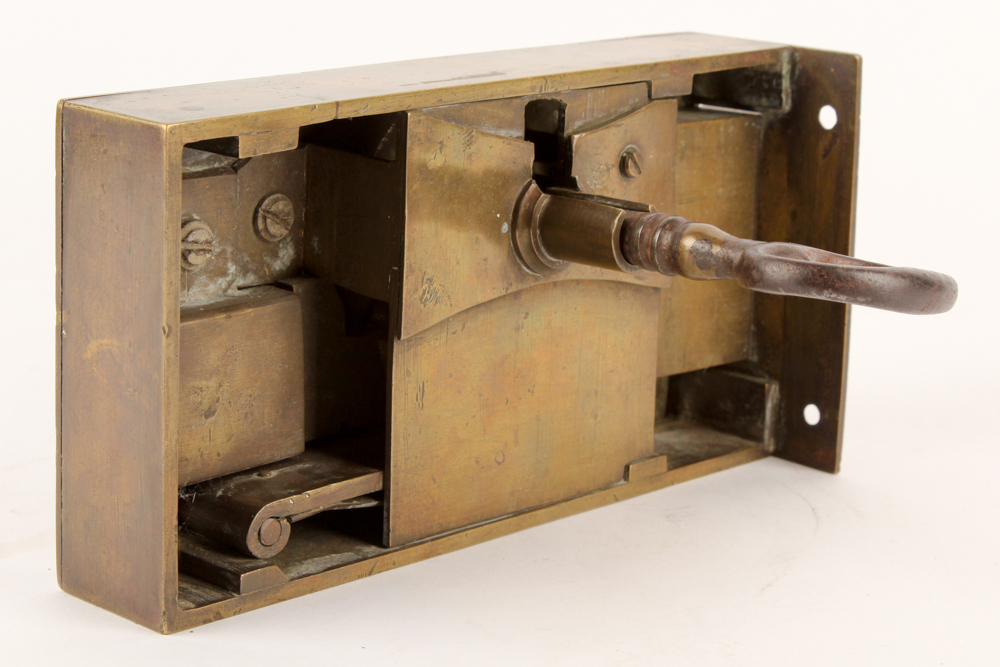 Antique Lock and Rim Lock with Key