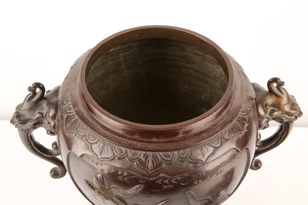 Guardian Lion Bronze Incense Burner