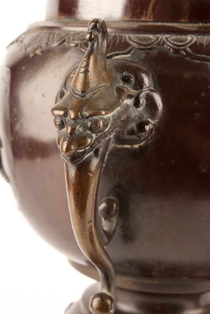 Guardian Lion Bronze Incense Burner