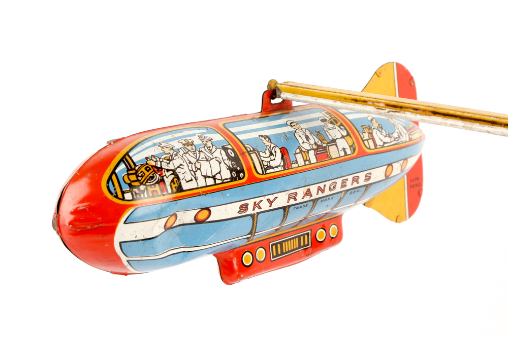 Vintage Tin Dirigible Toy
