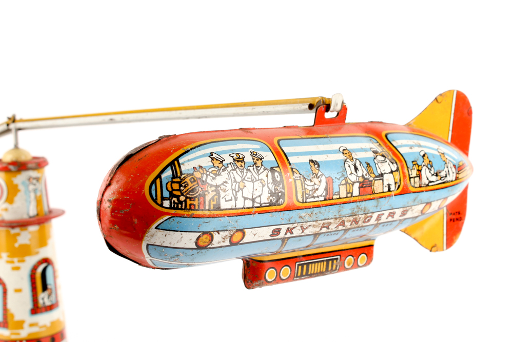 Vintage Tin Dirigible Toy