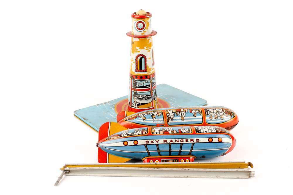 Vintage Tin Dirigible Toy