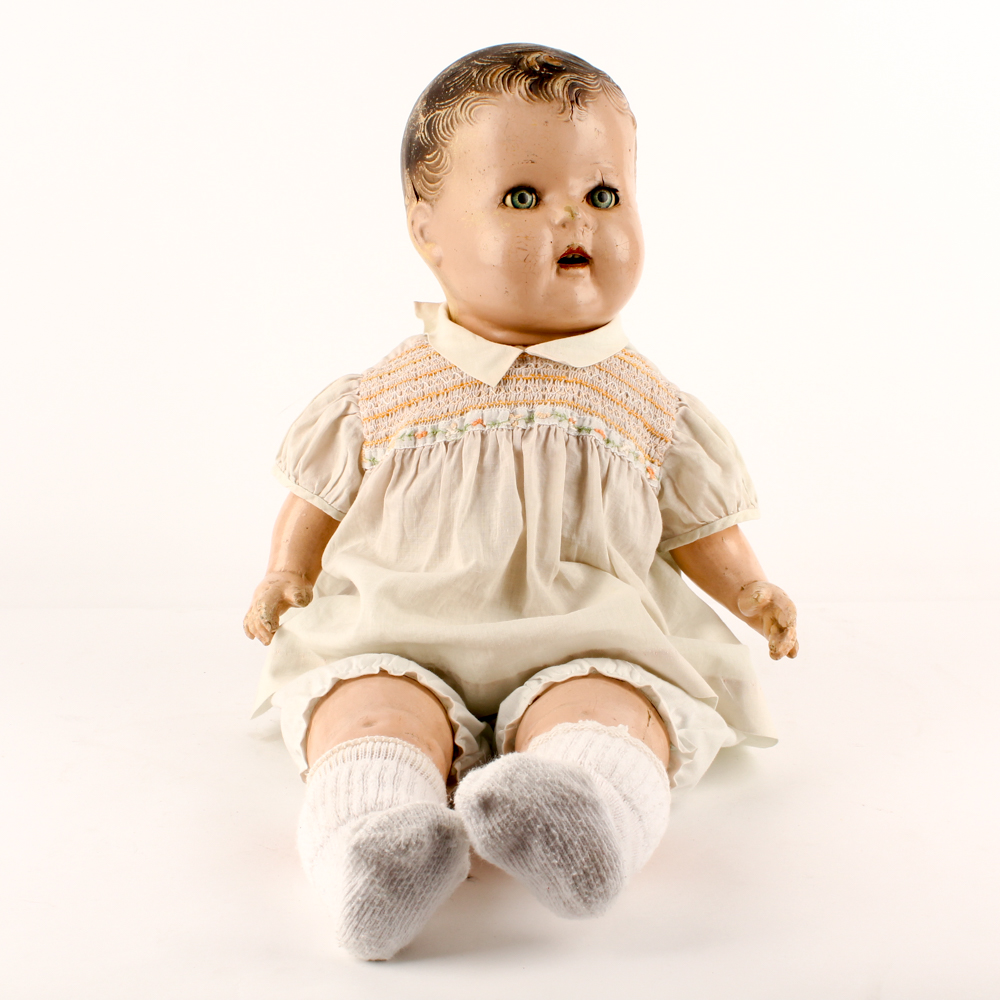 Circa 1930s Composition Baby Doll