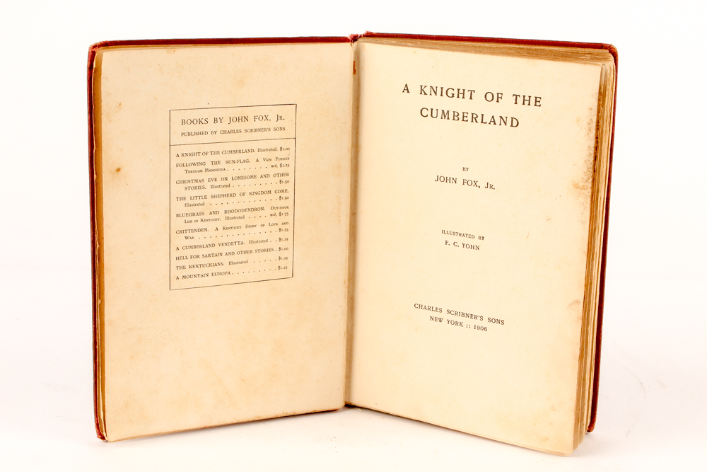 1906 "A Knight of the Cumberland" by John Fox, Jr.