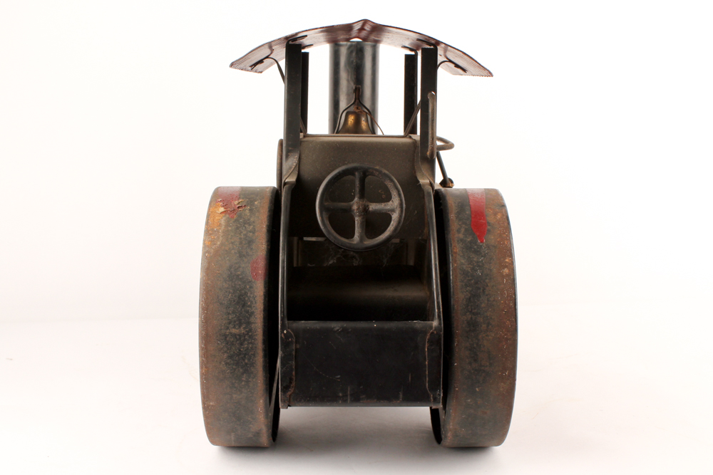 1920s Pressed Steel Ride On Toy Keystone Steamroller