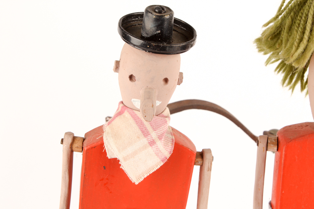 Vintage Clogging Folk Art Puppets