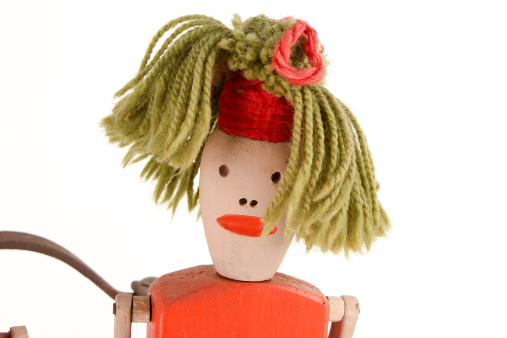 Vintage Clogging Folk Art Puppets