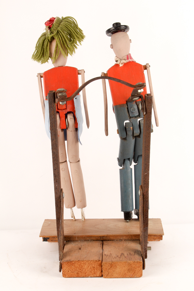 Vintage Clogging Folk Art Puppets