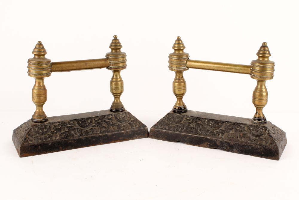 Antique Fireplace Tool Holders