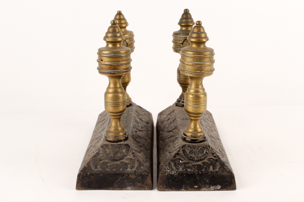 Antique Fireplace Tool Holders