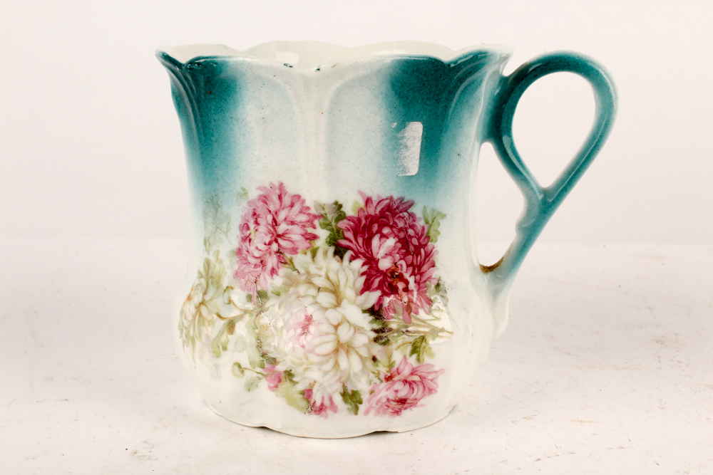 Early 20th Century Bavarian Porcelain Mustache Mugs