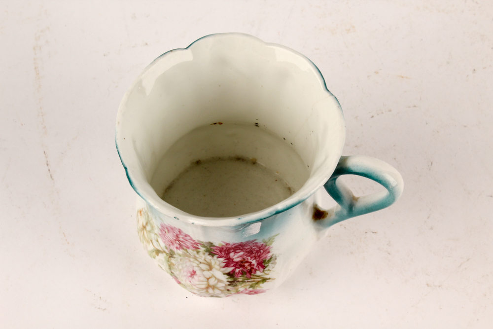 Early 20th Century Bavarian Porcelain Mustache Mugs