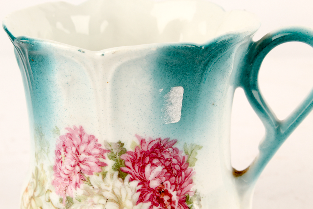 Early 20th Century Bavarian Porcelain Mustache Mugs