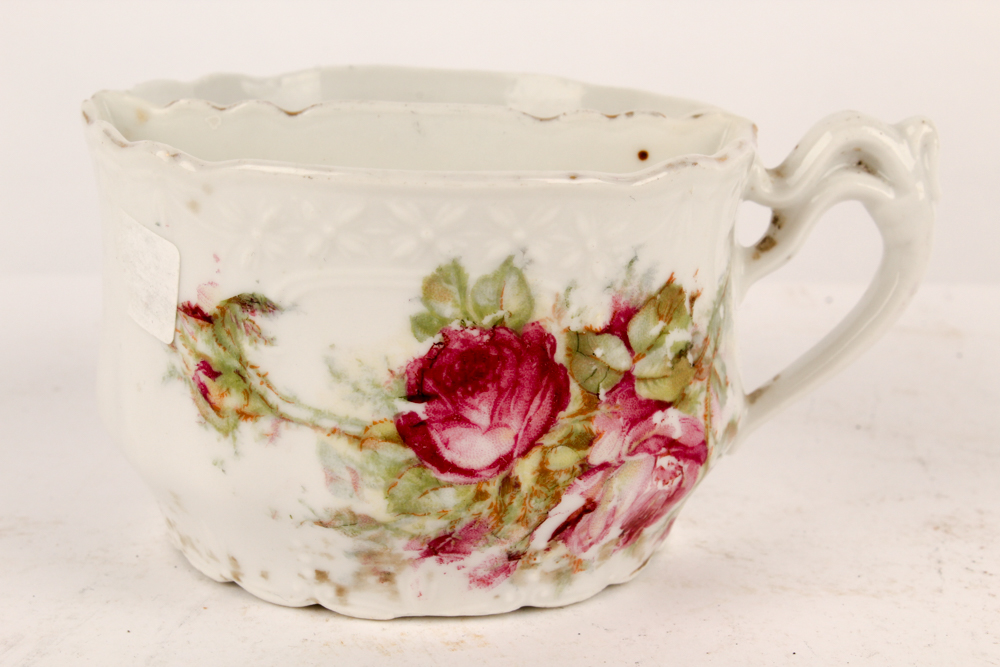 Early 20th Century Bavarian Porcelain Mustache Mugs