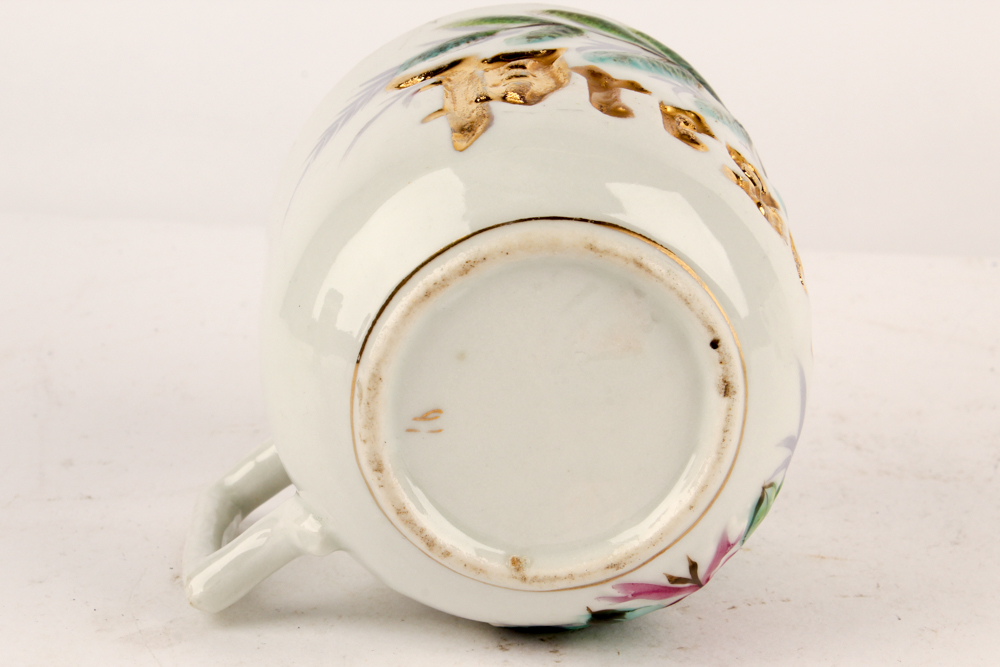 Early 20th Century Bavarian Porcelain Mustache Mugs