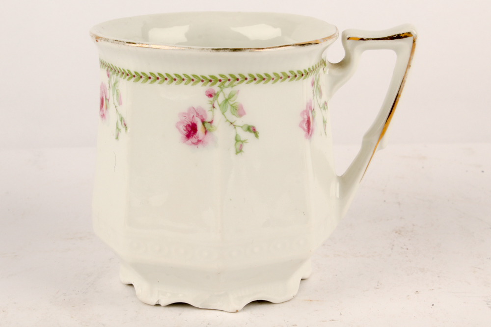 Early 20th Century Bavarian Porcelain Mustache Mugs