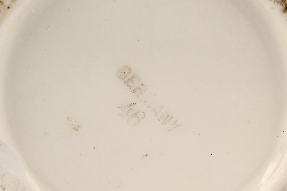 Early 20th Century Bavarian Porcelain Mustache Mugs