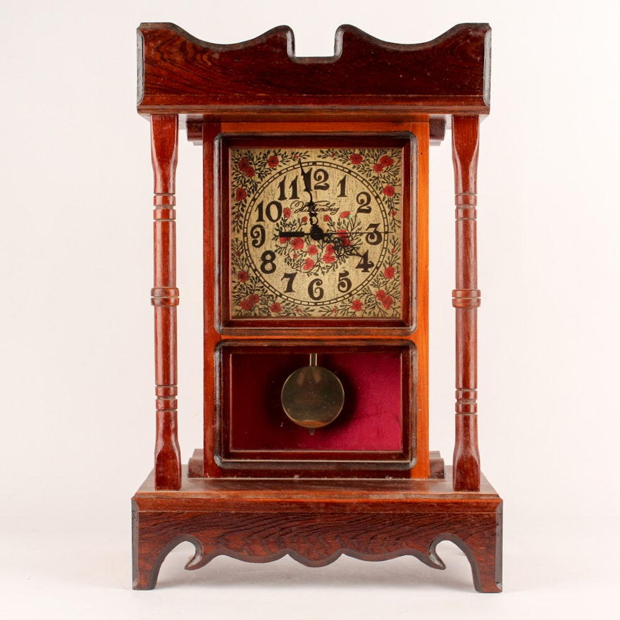 Handmade Pendulum Mantel Clock