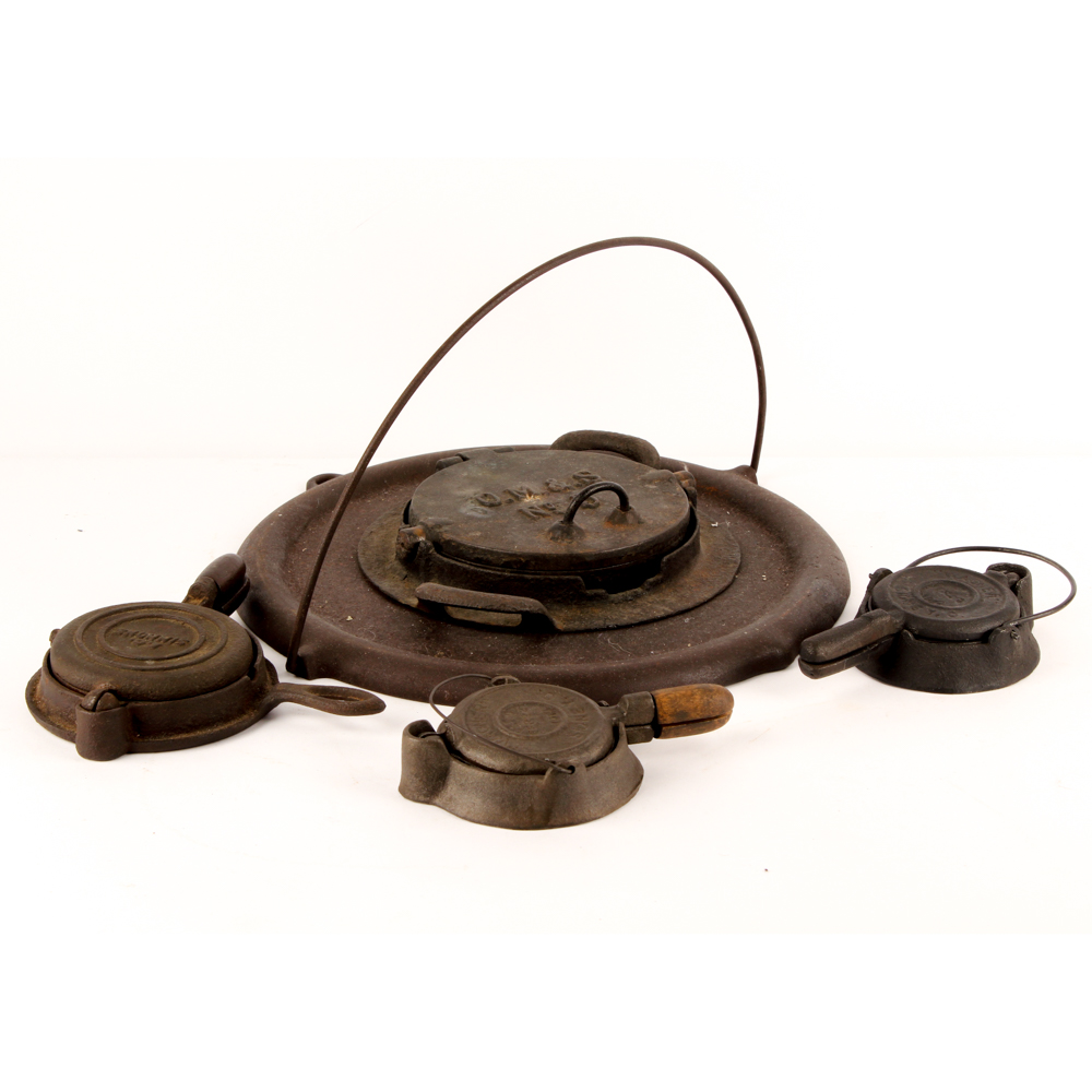 Antique Cast Iron Waffle Makers