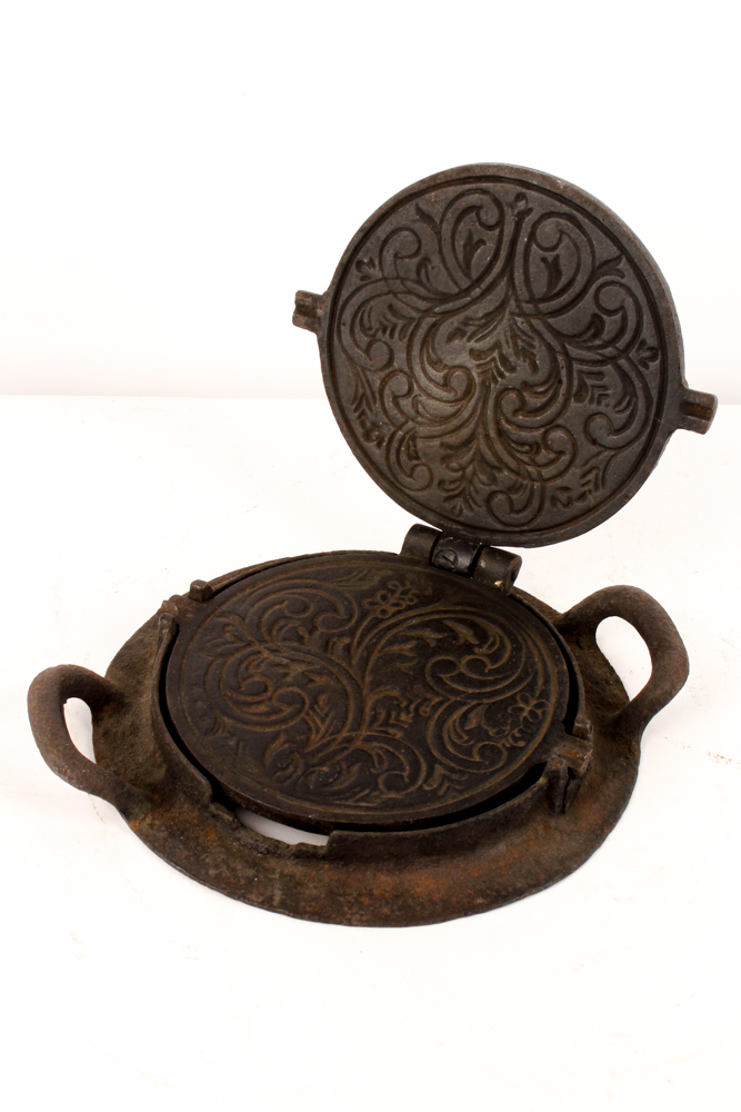 Antique Cast Iron Waffle Makers