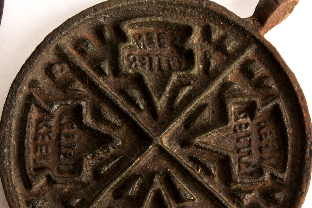 Antique Cast Iron Waffle Makers