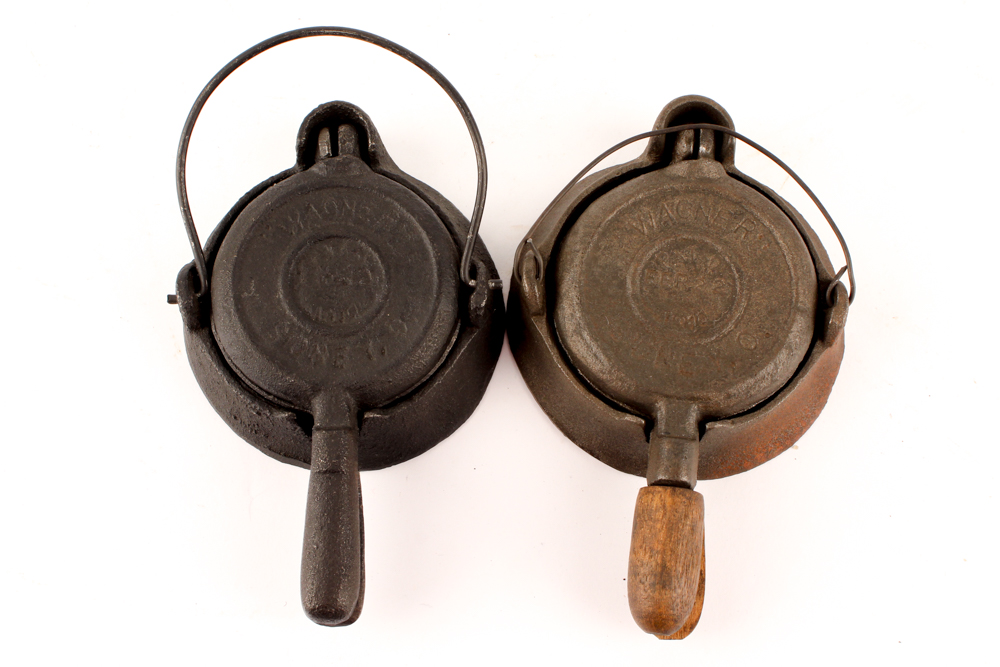 Antique Cast Iron Waffle Makers