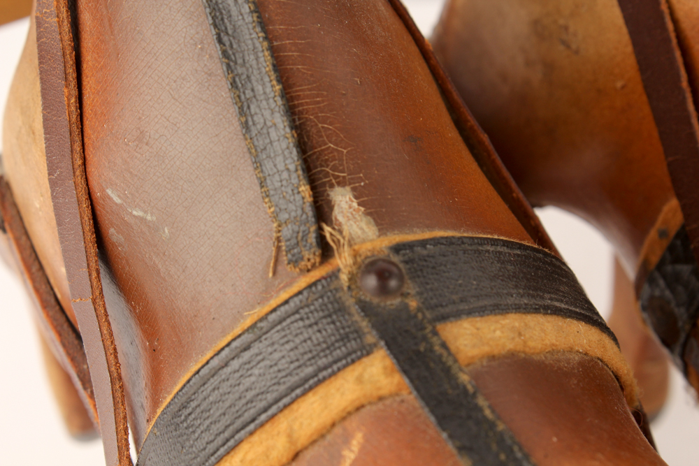 1930s Jacrim "Drive 'Em" Wooden Horses and Wagon
