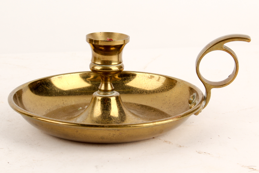 Vintage Brass Candle Holders and Cricket Cages